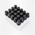Lug Bolts M14x1.25 28mm – R12 Ball Seat, 17mm Hex (20 Pack) – Black