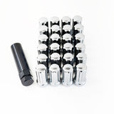 Truck Spline Lug Nuts M14x1.50 – 60° Conical Acorn (24 Pack + Key) – Chrome view 3