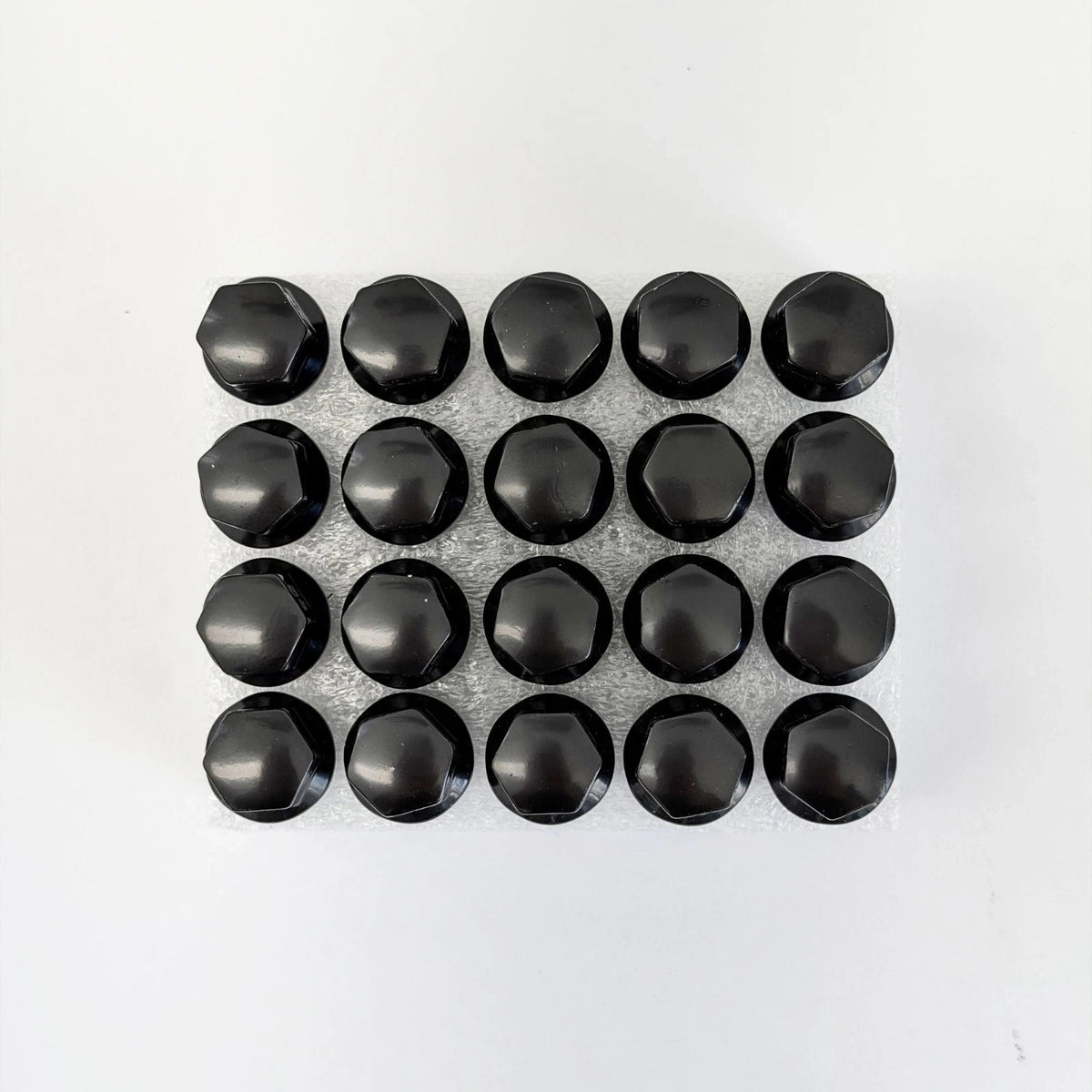 Lug Bolts M14x1.50 24mm – 60° Conical Seat, 17mm Hex (20 Pack) – Black view 3