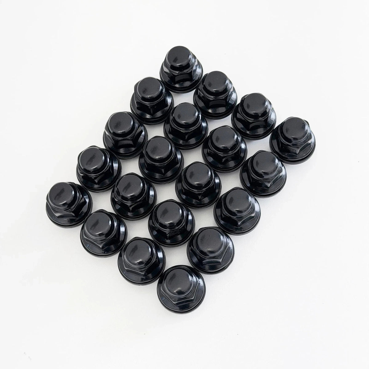 OEM Style Acorn Lug Nuts M12x1.50 – 60° Conical Seat, 21mm Hex (20 Pack) – Black view 4