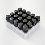 Lug Bolts M14x1.50 40mm – 60° Conical Seat, 17mm Hex (20 Pack) – Black