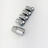 Lug Nut Locks M14x1.50 – 60° Conical Acorn (Set of 4 + Key) – Chrome view 3