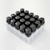 Lug Bolts M14x1.50 50mm – 60° Conical Seat, 17mm Hex (20 Pack) – Black view 3