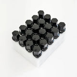 Lug Bolts M14x1.50 28mm – R12 Ball Seat, 17mm Hex (20 Pack) – Black view 2