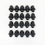 OEM Style Acorn Lug Nuts M12x1.50 – 60° Conical Seat, 21mm Hex (20 Pack) – Black view 5