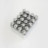 Lug Bolts M14x1.50 33mm – R12 Ball Seat, 17mm Hex (20 Pack) – Chrome view 3