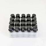 Lug Bolts M12x1.50 60mm – 60° Conical Seat, 17mm Hex (20 Pack) – Black view 2
