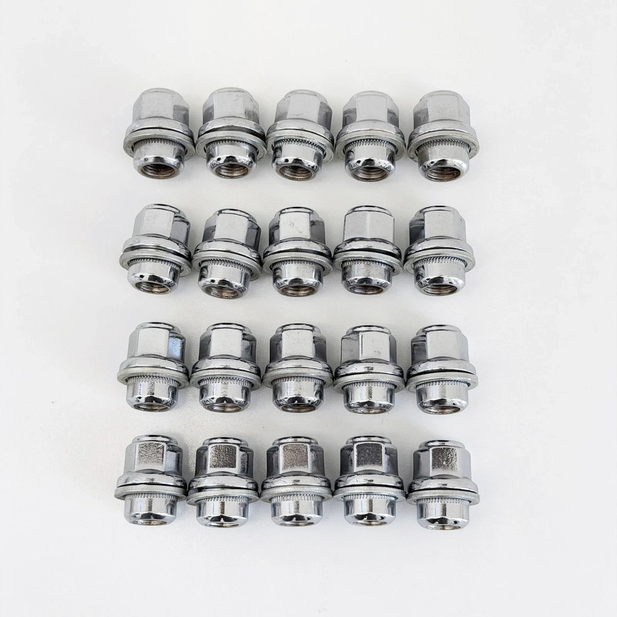 OEM Style Acorn Lug Nuts M12x1.25 – 60° Conical Seat, 21mm Hex (20 Pack) – Chrome view 5