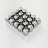 Lug Bolts M14x1.25 33mm – 60° Conical Seat, 17mm Hex (20 Pack) – Chrome view 5