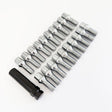 Spline Drive Lug Bolts M14x1.25 60mm – 60° Conical Seat (20 Pack + Key) – Chrome