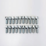 Bimecc Lug Bolts M14x1.50 27mm – 60° Conical Seat, 17mm Hex, Zinc (20 Pack) – Zinc view 2