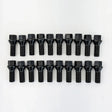 Lug Bolts M14x1.25 50mm – 60° Conical Seat, 17mm Hex (20 Pack) – Black