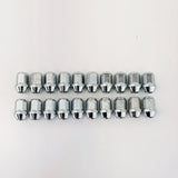 Bimecc Bulge Acorn Lug Nuts M12x1.50 – 60° Conical Seat, 3/4" Hex, Zinc (20 Pack) – Zinc view 2