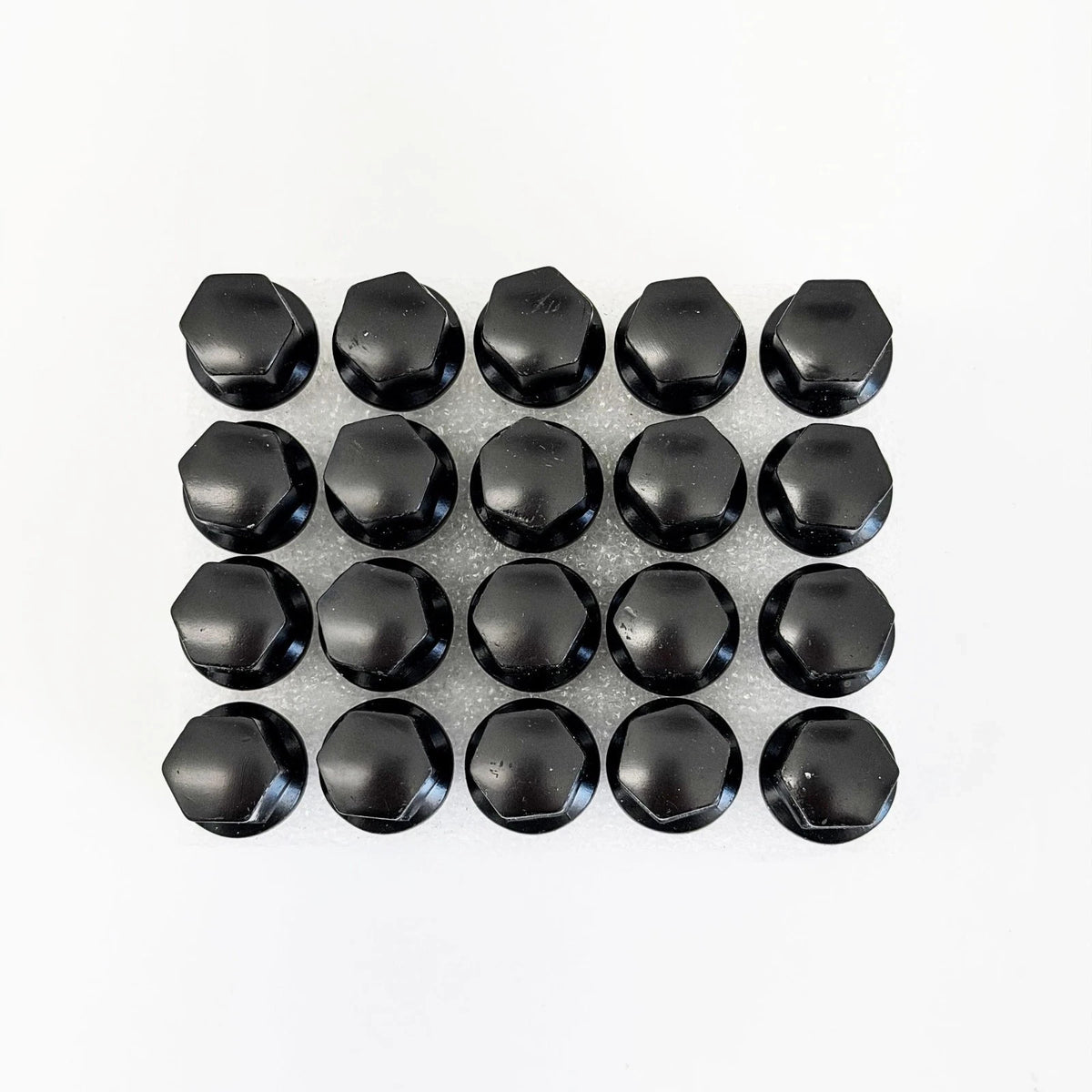 Lug Bolts M14x1.50 33mm – R12 Ball Seat, 17mm Hex (20 Pack) – Black view 4