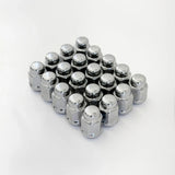 Bulge Acorn Lug Nuts 1/2"-20 – 60° Conical Seat, 3/4" Hex (20 Pack) – Chrome view 2