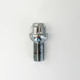 Lug Bolt Locks M12x1.50 24mm – R12 Ball Seat (Set of 4 + Key) – Chrome view 4