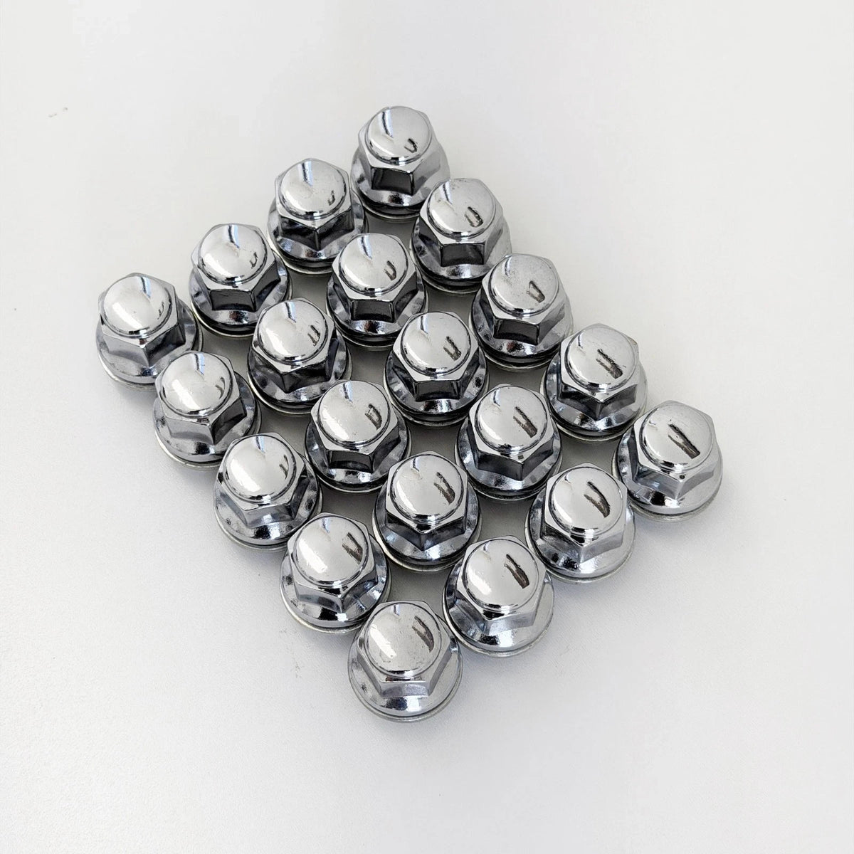 OEM Style Acorn Lug Nuts M12x1.25 – 60° Conical Seat, 21mm Hex (20 Pack) – Chrome view 4
