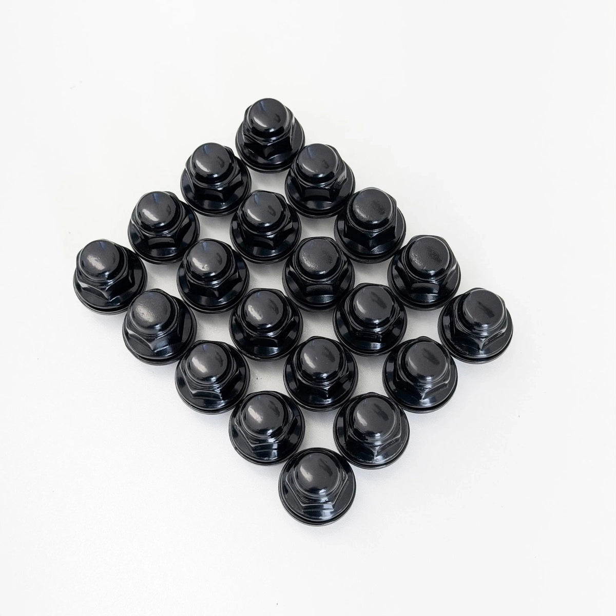OEM Style Acorn Lug Nuts M12x1.50 – 60° Conical Seat, 21mm Hex (20 Pack) – Black view 3