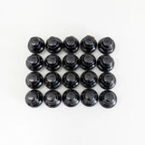 OEM Style Acorn Lug Nuts M12x1.50 – 60° Conical Seat, 21mm Hex (20 Pack) – Black view 2