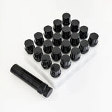 Spline Drive Lug Bolts M14x1.50 32mm – 60° Conical Seat (20 Pack + Key) – Black view 3