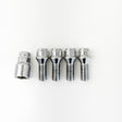 Lug Bolt Locks M14x1.25 24mm – 60° Conical Seat (Set of 4 + Key) – Chrome