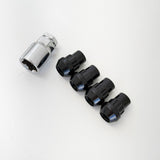 Lug Nut Locks M14x1.50 – 60° Conical Acorn (Set of 4 + Key) – Black view 3