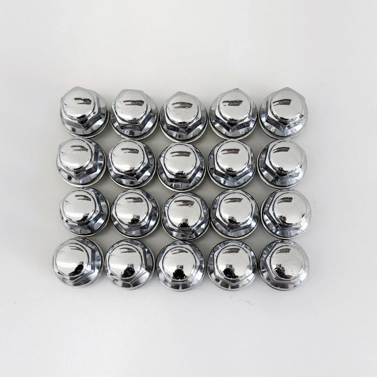 OEM Style Acorn Lug Nuts M12x1.25 – 60° Conical Seat, 21mm Hex (20 Pack) – Chrome view 2