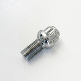 Lug Bolt Locks M14x1.50 24mm – R12 Ball Seat (Set of 4 + Key) – Chrome view 6