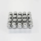 Lug Bolts M12x1.50 40mm – R12 Ball Seat, 17mm Hex (20 Pack) – Chrome view 3
