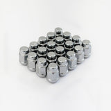 Bulge Acorn Lug Nuts 7/16"-20 – 60° Conical Seat, 3/4" Hex (20 Pack) – Chrome