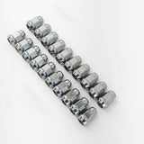 Bulge Acorn Lug Nuts M14x2.00 – 60° Conical Seat, 3/4" Hex (20 Pack) – Chrome view 5
