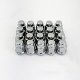 Bulge Acorn Lug Nuts M14x2.00 – 60° Conical Seat, 3/4" Hex (20 Pack) – Chrome