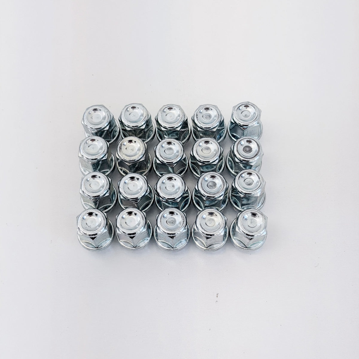 Bimecc Bulge Acorn Lug Nuts M12x1.50 – 60° Conical Seat, 3/4" Hex, Zinc (20 Pack) – Zinc view 3