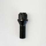 Lug Bolt Locks M14x1.50 28mm – 60° Conical Seat (Set of 4 + Key) – Black view 3