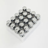 Lug Bolts M12x1.50 24mm – 60° Conical Seat, 17mm Hex (20 Pack) – Chrome view 3