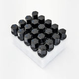 Lug Bolts M12x1.50 60mm – R12 Ball Seat, 17mm Hex (20 Pack) – Black view 5