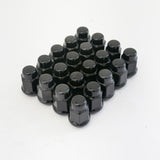 Bulge Acorn Lug Nuts 7/16"-20 – 60° Conical Seat, 3/4" Hex (20 Pack) – Black view 4