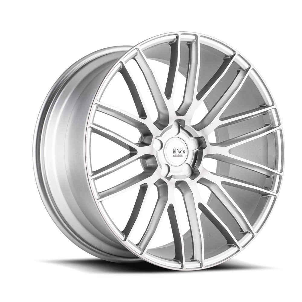 22" SAVINI BM13 SILVER CONCAVE WHEELS RIMS FITS PORSCHE CAYENNE S TURBO GTS