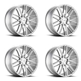 20" SAVINI BM13 SILVER CONCAVE WHEELS RIMS FITS INFINITI Q60 COUPE