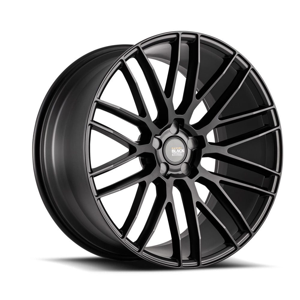 22" SAVINI BM13 BLACK CONCAVE WHEELS RIMS FITS BMW E65 E66 745 750 760