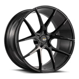19" SAVINI BM14 BLACK CONCAVE WHEELS RIMS FITS HONDA ACCORD COUPE