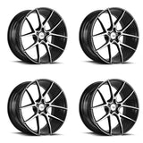 20" SAVINI BM14 MACHINED BLACK CONCAVE WHEELS RIMS FITS BMW E63 E64 M6