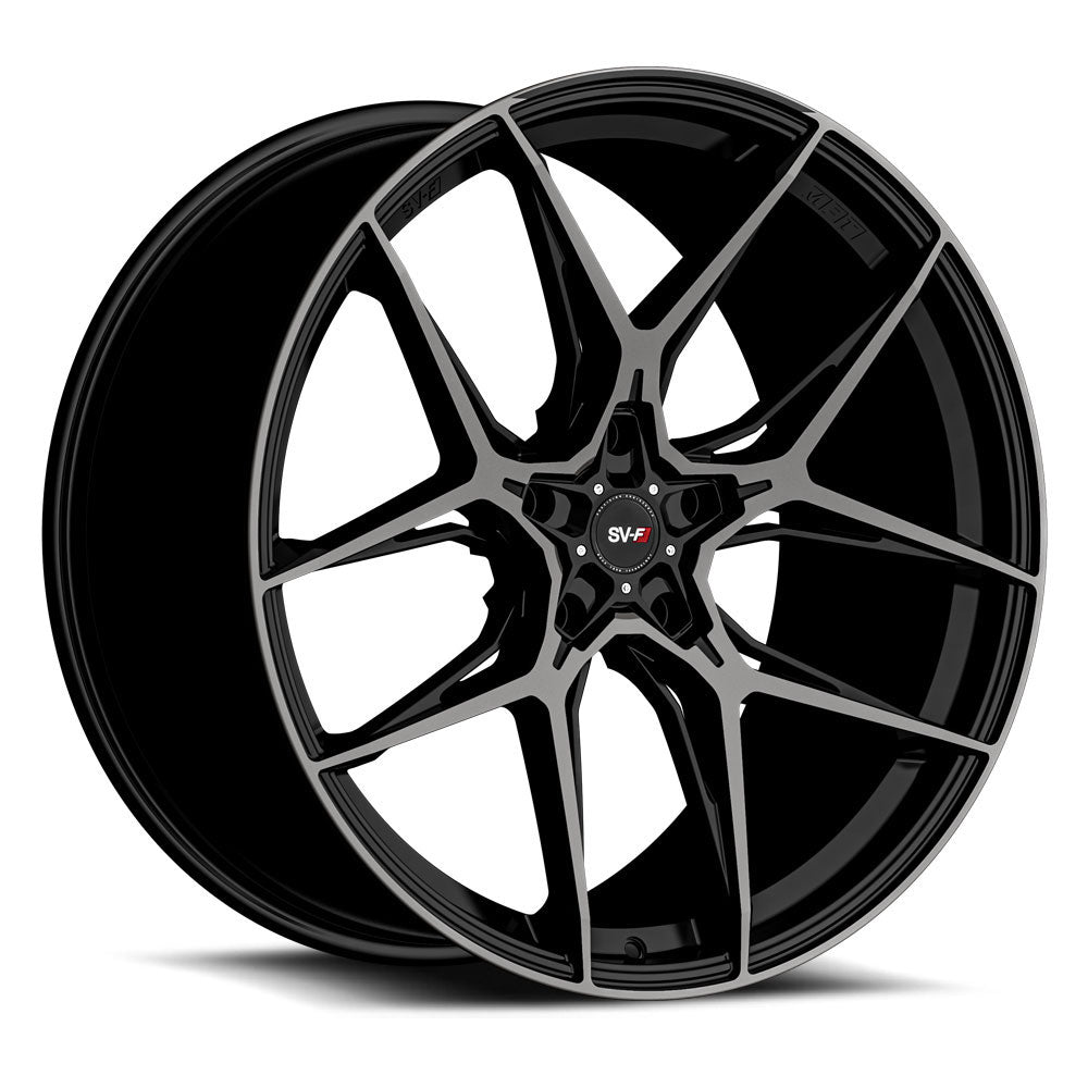 22" Savini SV-F5 Black 22x9 22x10 Concave Wheels Rims Fits BMW G11 740 750