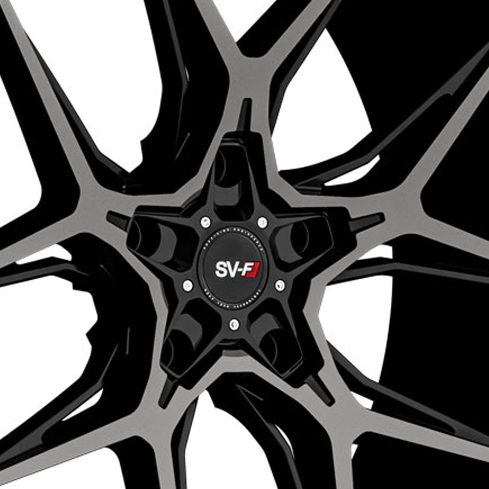 22" Savini SV-F5 Black 22x9 22x10 Concave Wheels Rims Fits BMW G11 740 750