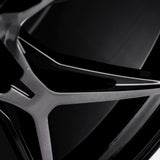 22" Savini SV-F5 Black 22x9 22x10 Concave Wheels Rims Fits BMW G11 740 750