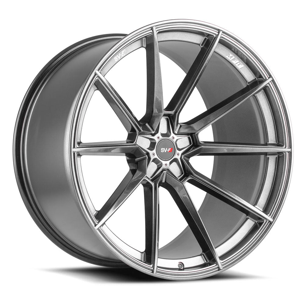 20" SAVINI SV-F4 GRAPHITE CONCAVE WHEELS RIMS FITS DODGE CHALLENGER RT SE