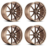 22" SAVINI SV-F4 BRONZE CONCAVE WHEELS RIMS FITS MERCEDES W164 ML350 ML450