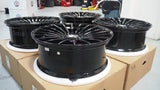 24" Savini SV1 X1 24x10 Black Concave Full Forged Wheels Rims Fits Range Rover