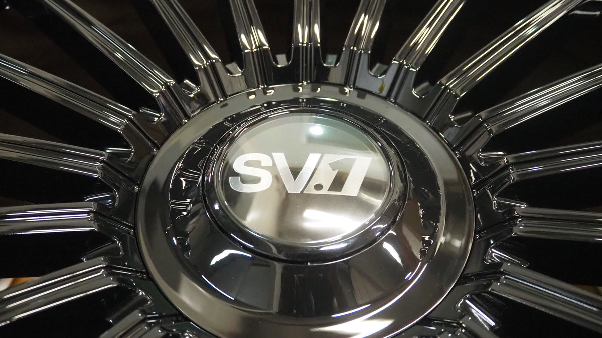 24" Savini SV1 X1 24x10 Black Concave Full Forged Wheels Rims Fits Range Rover