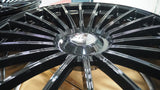 24" Savini SV1 X1 24x10 Black Concave Full Forged Wheels Rims Fits Range Rover